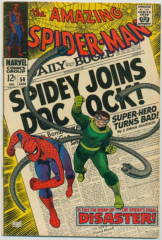 Image of Amazing Spider-Man 56 provided by StreetLifeComics.com