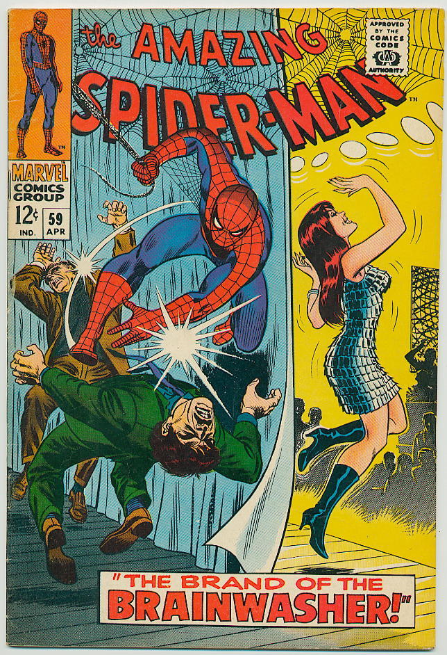 Image of Amazing Spider-Man 59 provided by StreetLifeComics.com