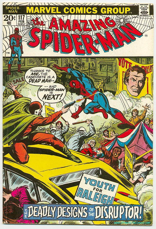 Image of Amazing Spider-Man 117 provided by StreetLifeComics.com