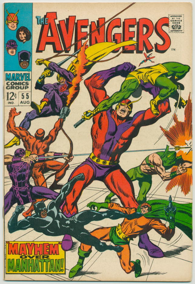 Image of Avengers 55 provided by StreetLifeComics.com