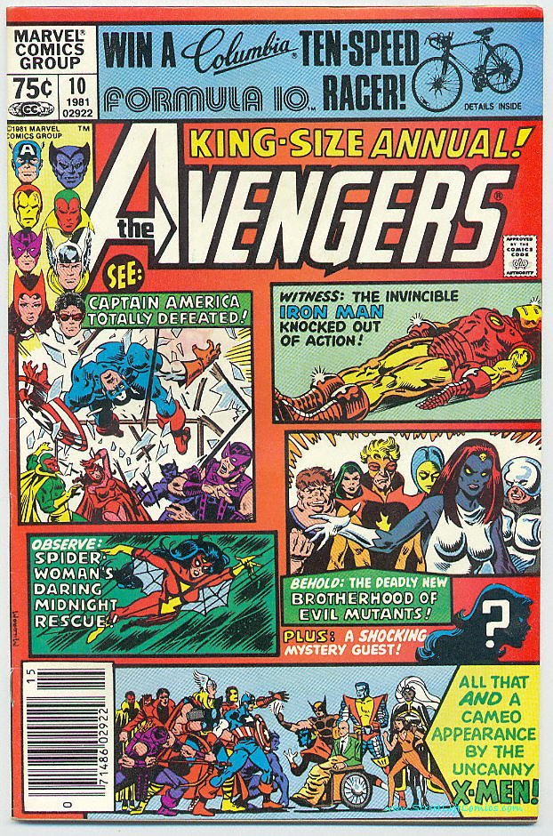 Image of Avengers Annual 10 provided by StreetLifeComics.com