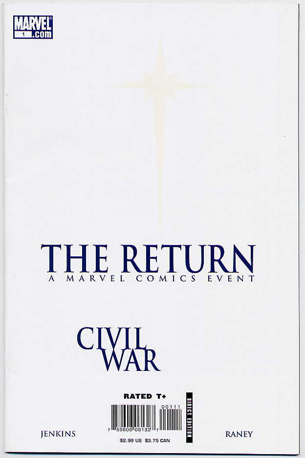 Image of Civil War: The Return 1 provided by StreetLifeComics.com