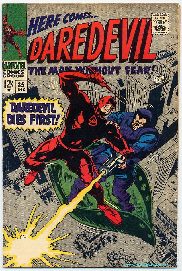 Image of Daredevil 35 provided by StreetLifeComics.com