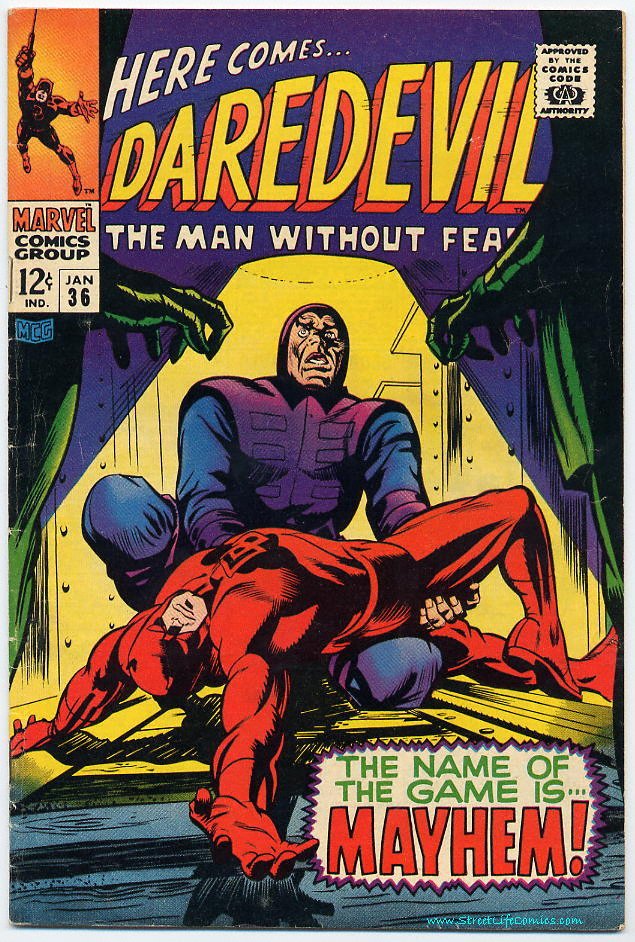 Image of Daredevil 36 provided by StreetLifeComics.com