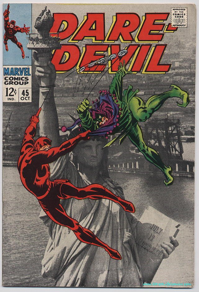 Image of Daredevil 45 provided by StreetLifeComics.com