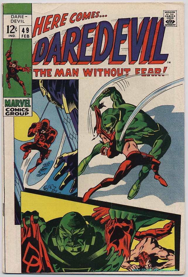Image of Daredevil 49 provided by StreetLifeComics.com