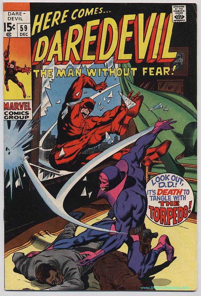 Image of Daredevil 59 provided by StreetLifeComics.com