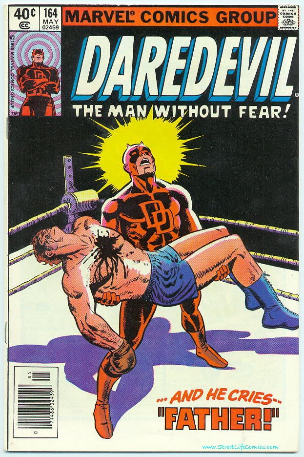 Image of Daredevil 164 provided by StreetLifeComics.com