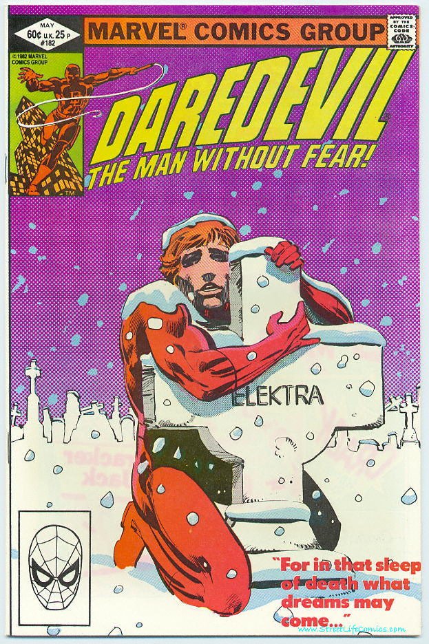 Image of Daredevil 182 provided by StreetLifeComics.com