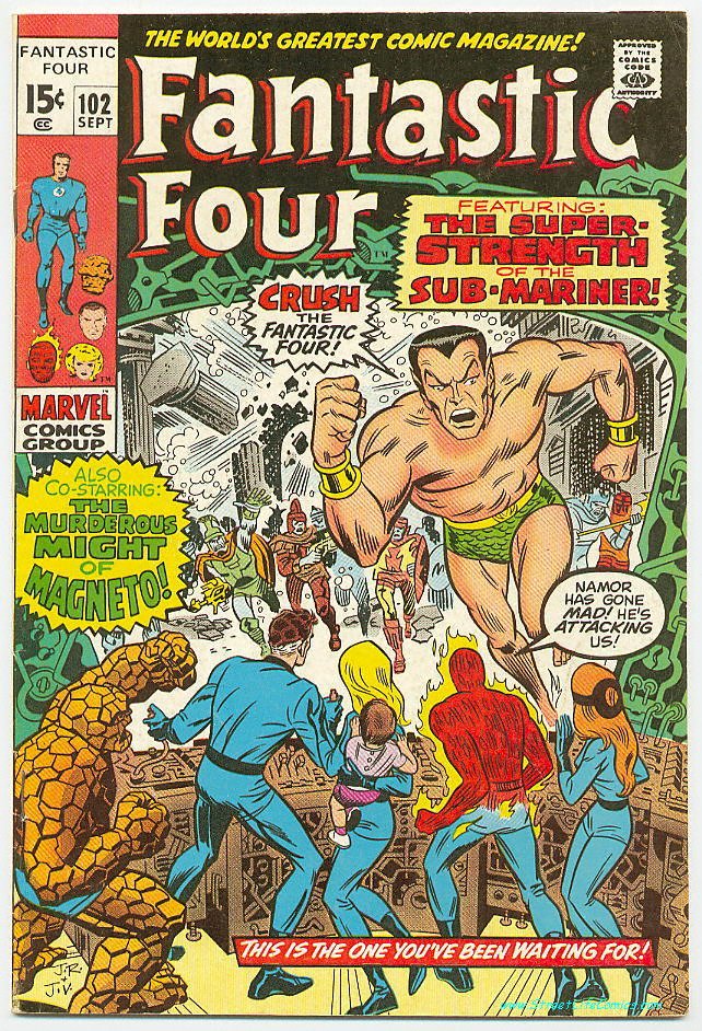 Image of Fantastic Four 102 provided by StreetLifeComics.com