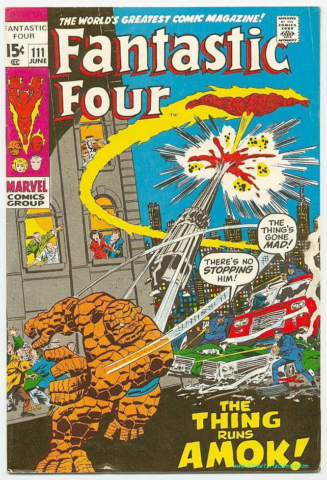 Image of Fantastic Four 111 provided by StreetLifeComics.com