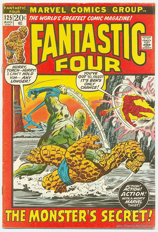 Image of Fantastic Four 125 provided by StreetLifeComics.com