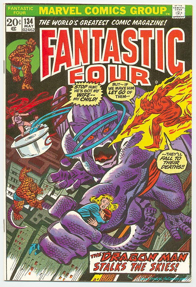 Image of Fantastic Four 134 provided by StreetLifeComics.com