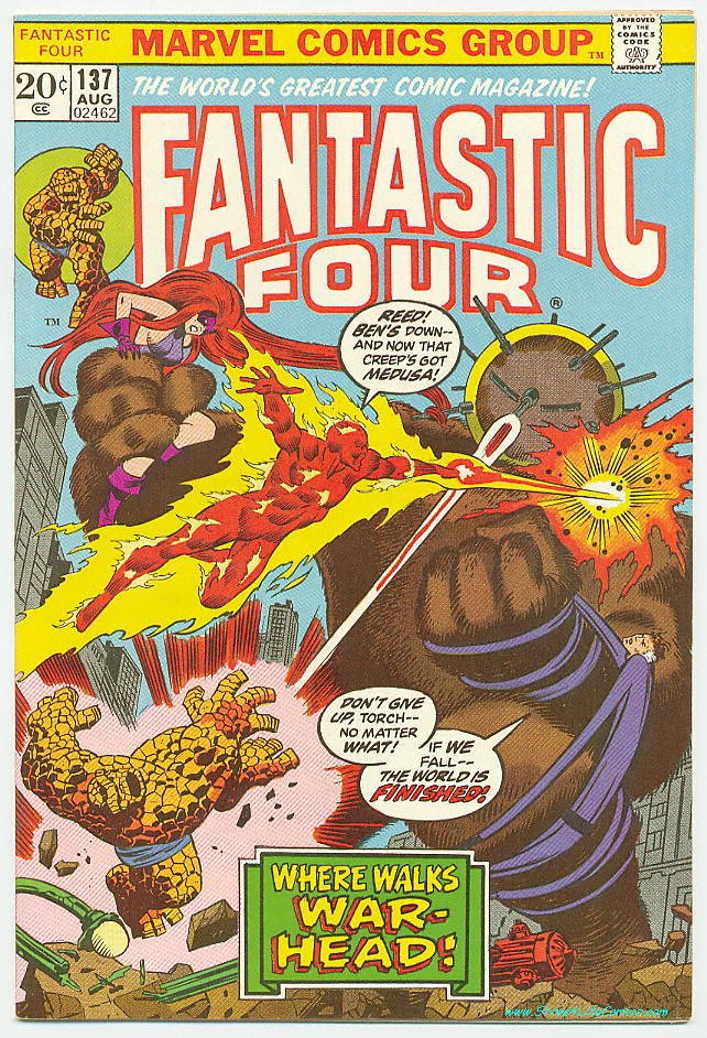 Image of Fantastic Four 137 provided by StreetLifeComics.com