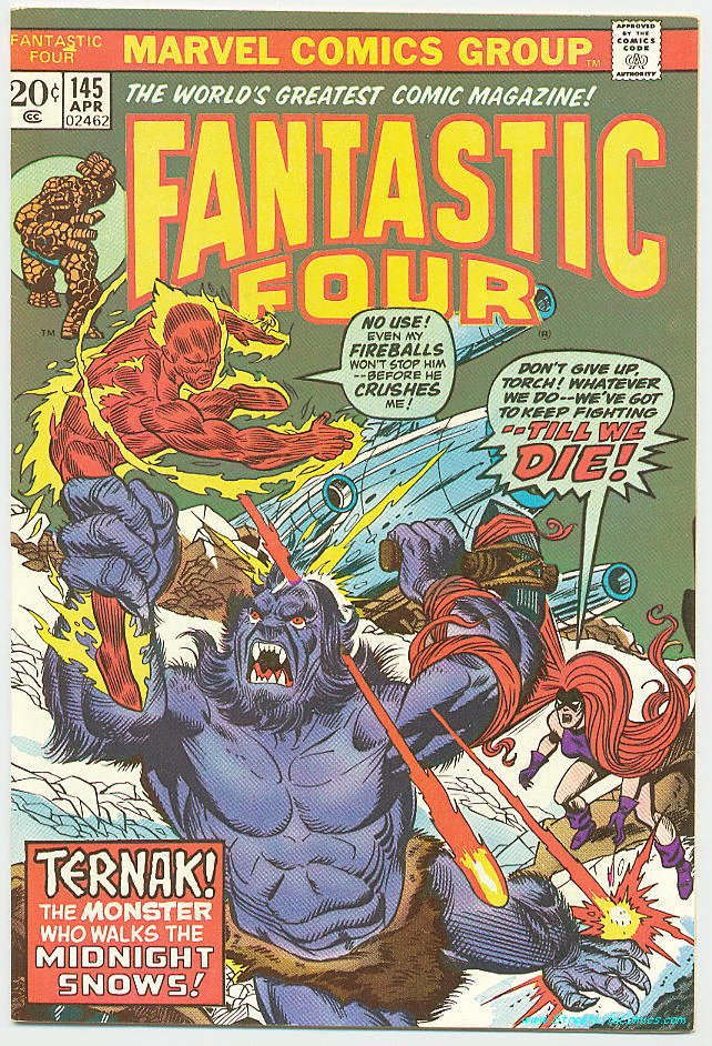 Image of Fantastic Four 145 provided by StreetLifeComics.com