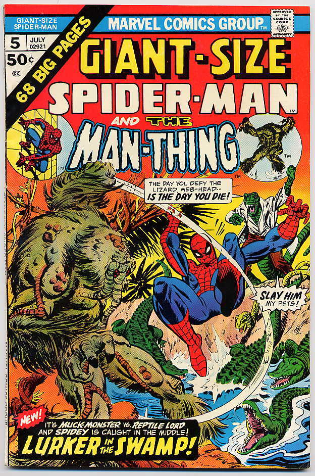 Image of Giant Size Spider-Man 5 provided by StreetLifeComics.com