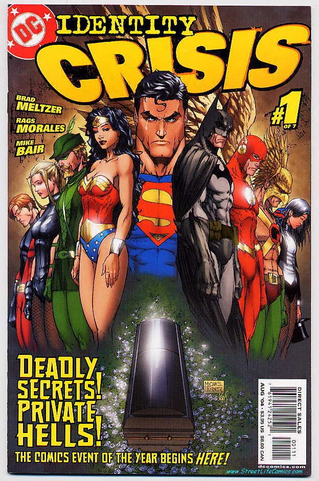 Image of Identity Crisis 1 provided by StreetLifeComics.com