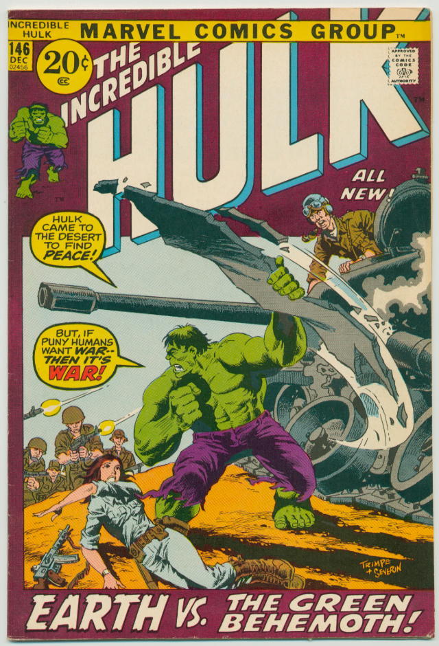 Image of Incredible Hulk 146 provided by StreetLifeComics.com