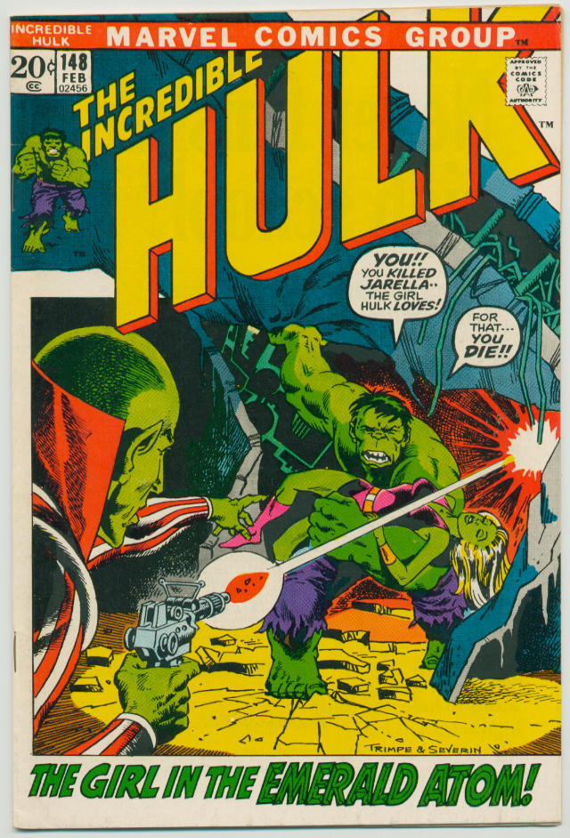 Image of Incredible Hulk 148 provided by StreetLifeComics.com
