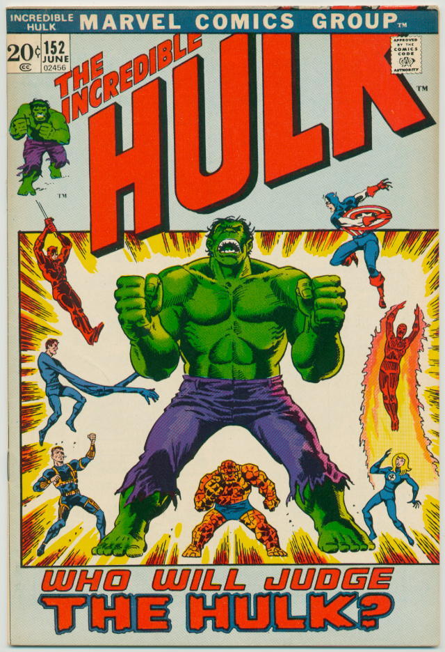 Image of Incredible Hulk 152 provided by StreetLifeComics.com
