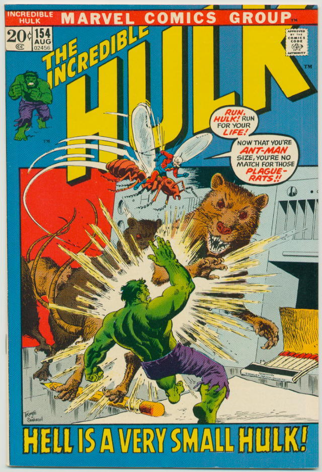 Image of Incredible Hulk 154 provided by StreetLifeComics.com