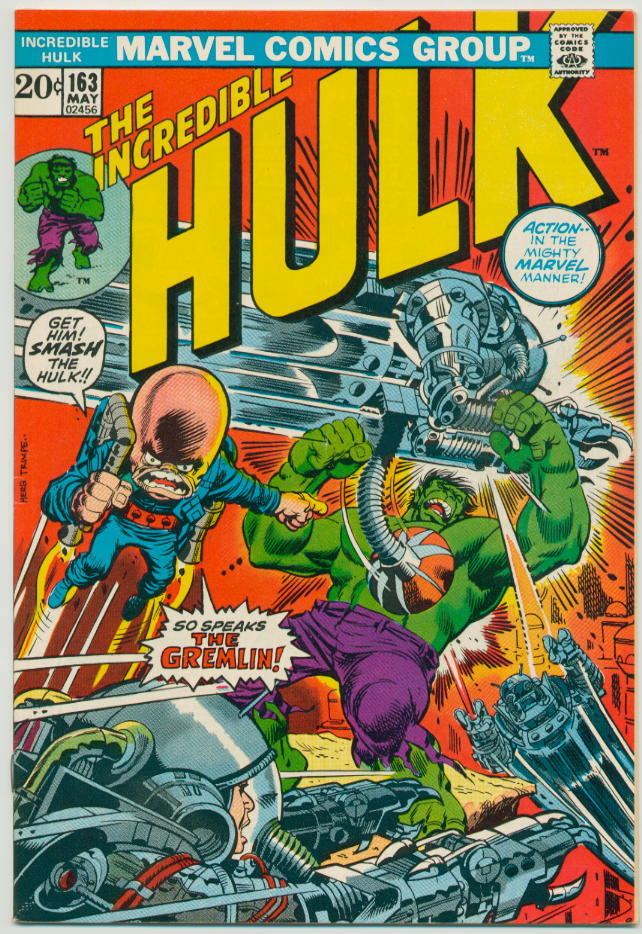 Image of Incredible Hulk 163 provided by StreetLifeComics.com