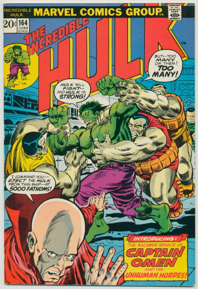 Image of Incredible Hulk 164 provided by StreetLifeComics.com