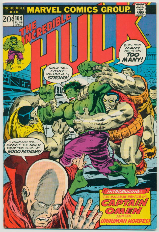 Image of Incredible Hulk 164 provided by StreetLifeComics.com