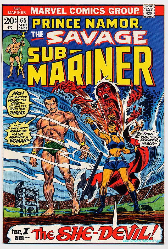 Image of Namor, Sub-Mariner 65 provided by StreetLifeComics.com