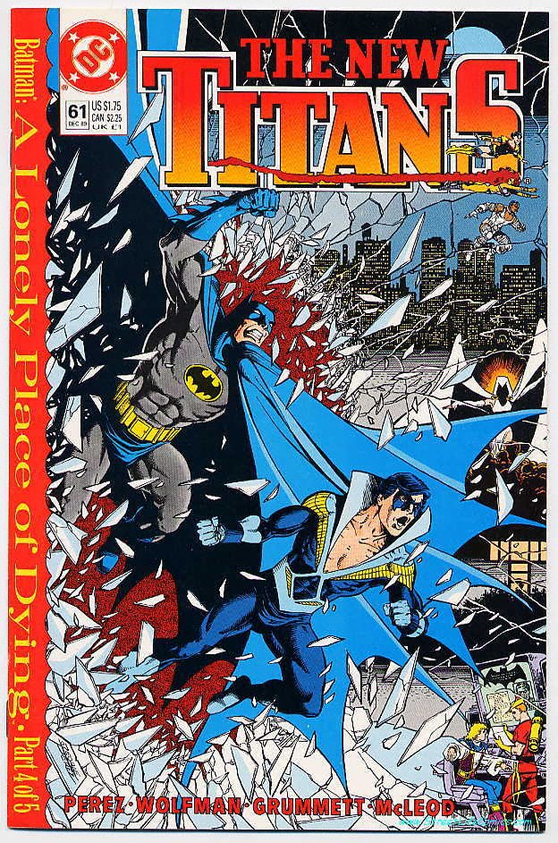 Image of New Titans 61 provided by StreetLifeComics.com