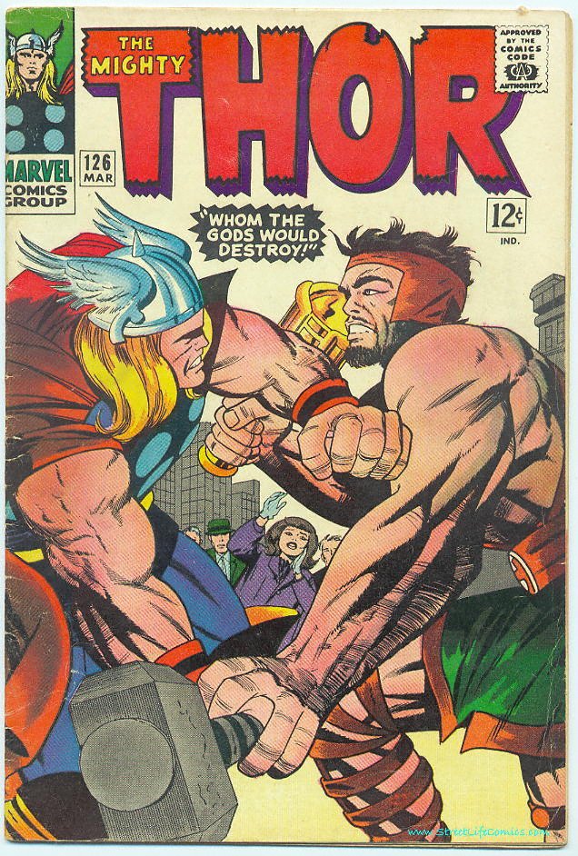 Image of Thor 126 provided by StreetLifeComics.com