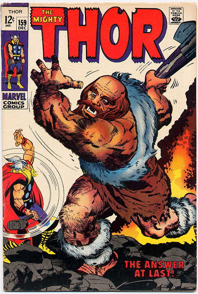 Image of Thor 159 provided by StreetLifeComics.com