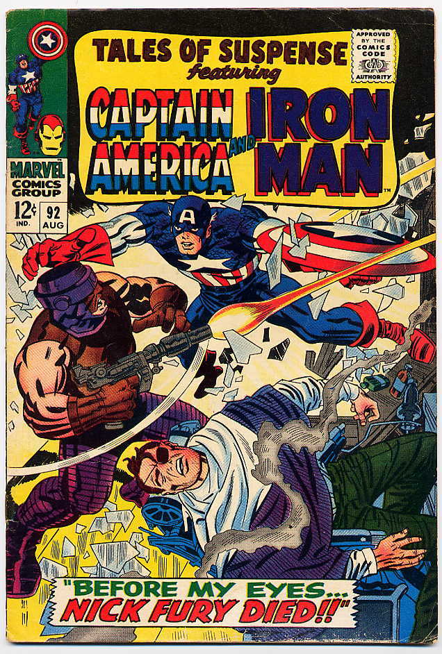 Image of Tales of Suspense 92 provided by StreetLifeComics.com