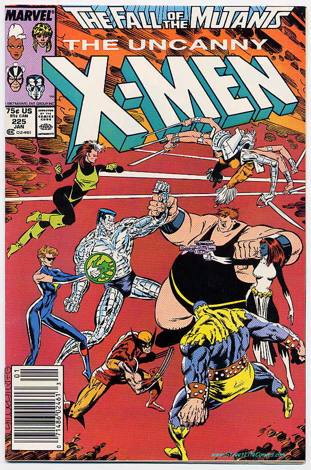 Image of Uncanny X-Men 225 provided by StreetLifeComics.com