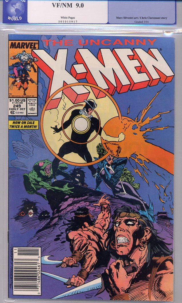 Image of Uncanny X-Men 249 provided by StreetLifeComics.com
