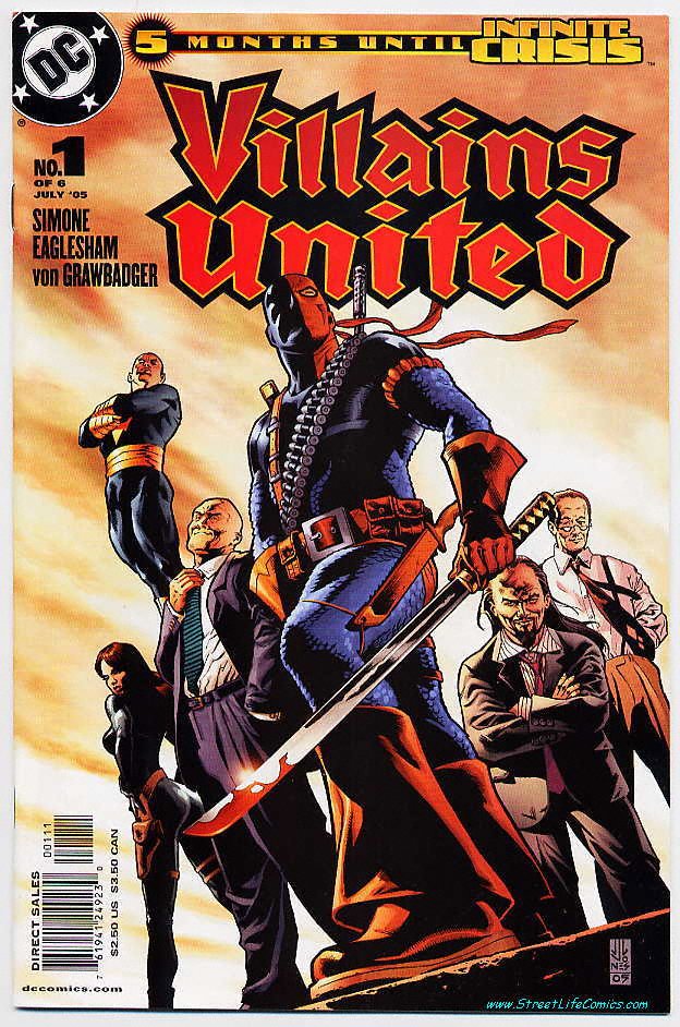 Image of Villains United 1 provided by StreetLifeComics.com