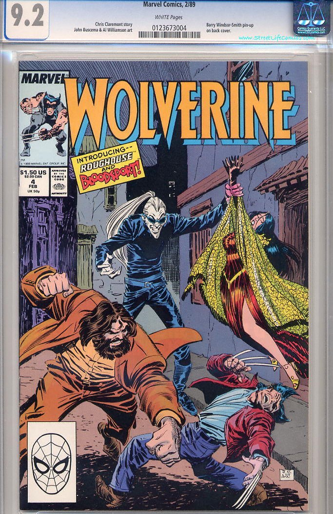 Image of Wolverine 4 provided by StreetLifeComics.com