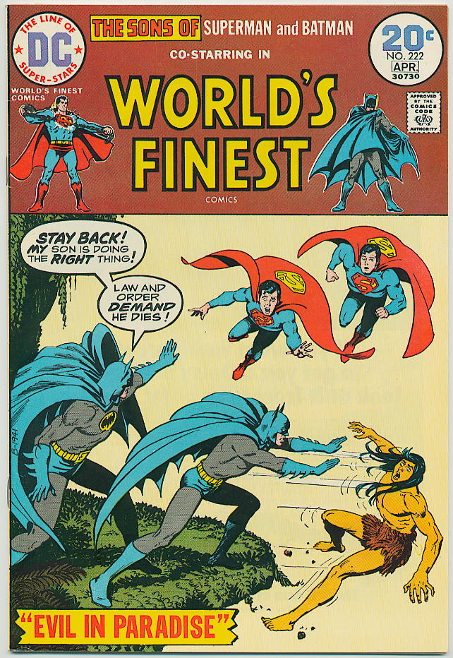 Image of World's Finest 222 provided by StreetLifeComics.com