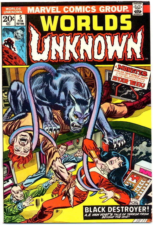 Image of Worlds Unknown 5 provided by StreetLifeComics.com
